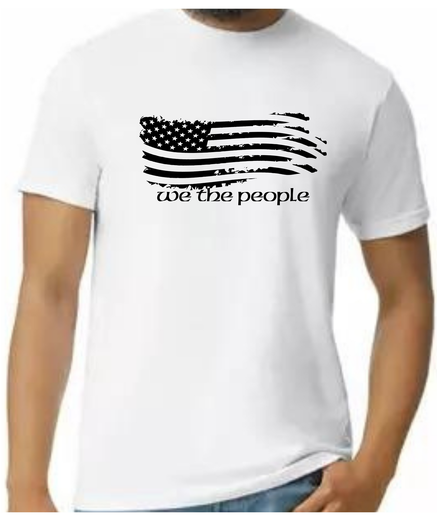 American We the People flag T-shirt