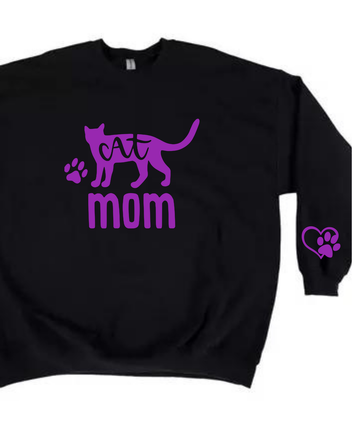 Cat Mom Sweatshirt - Vinyl