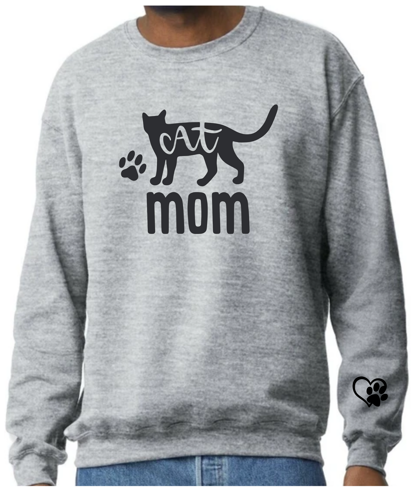 Cat Mom Sweatshirt - Vinyl