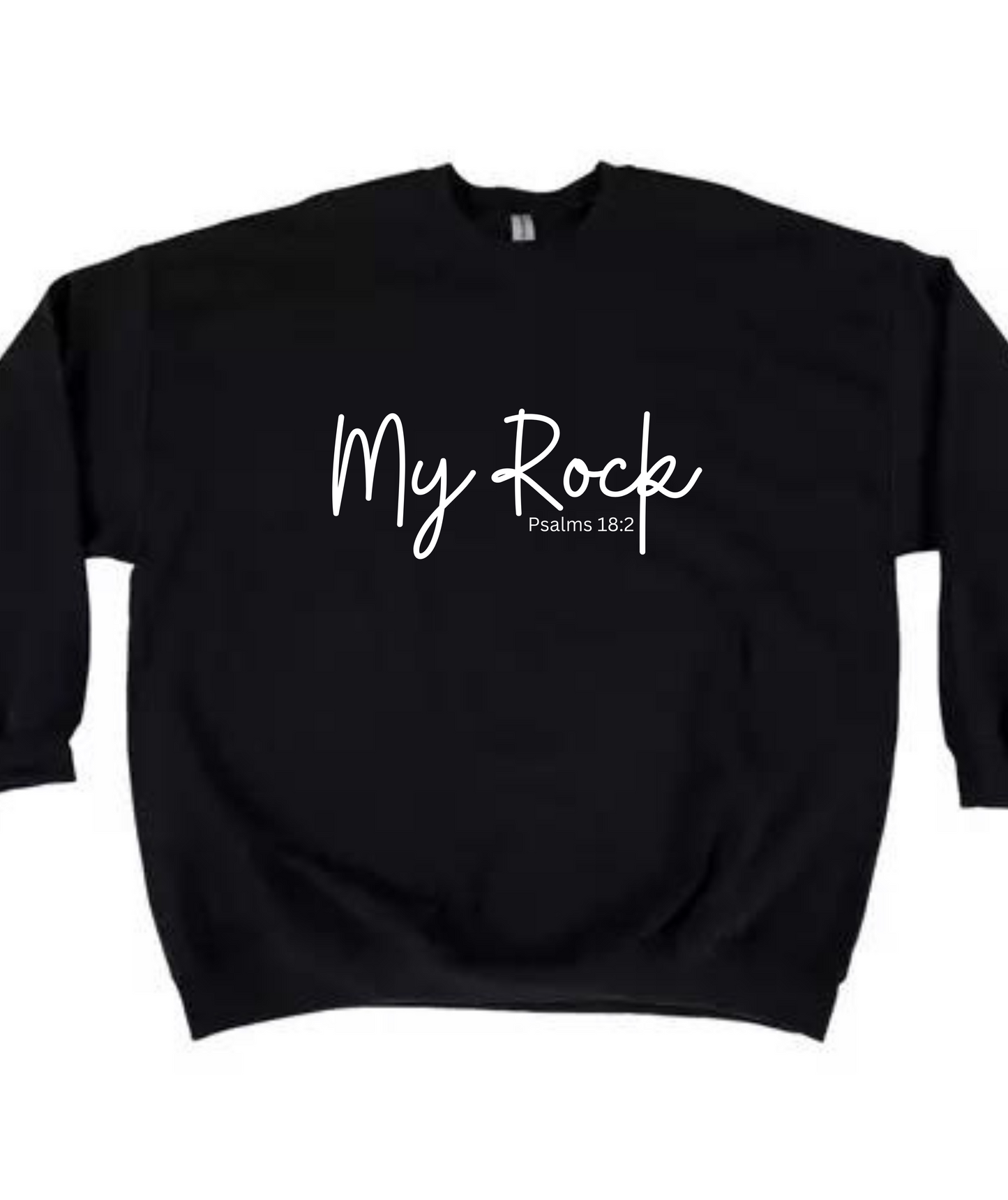 My Rock Scripture Sweatshirt - vinyl