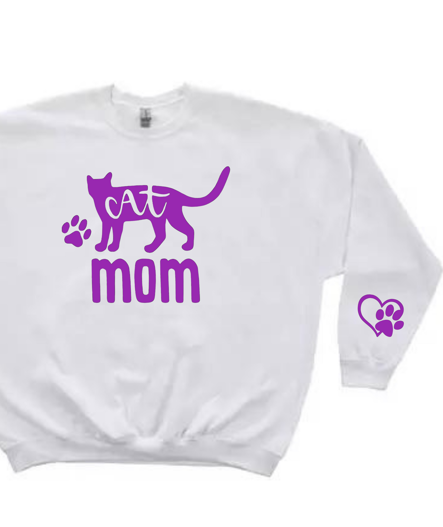 Cat Mom Sweatshirt - Vinyl