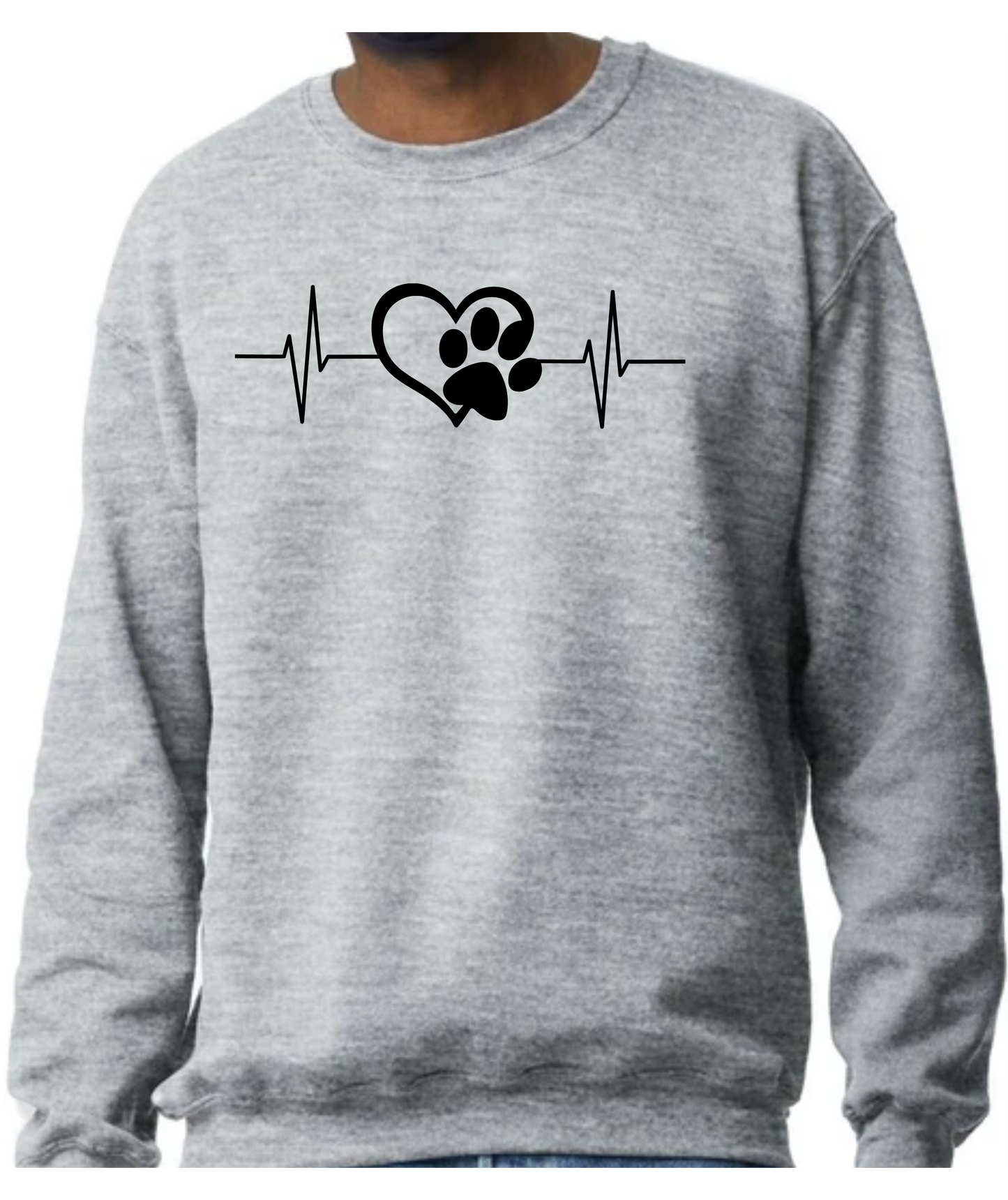 Paw Print Heartbeat Sweatshirt