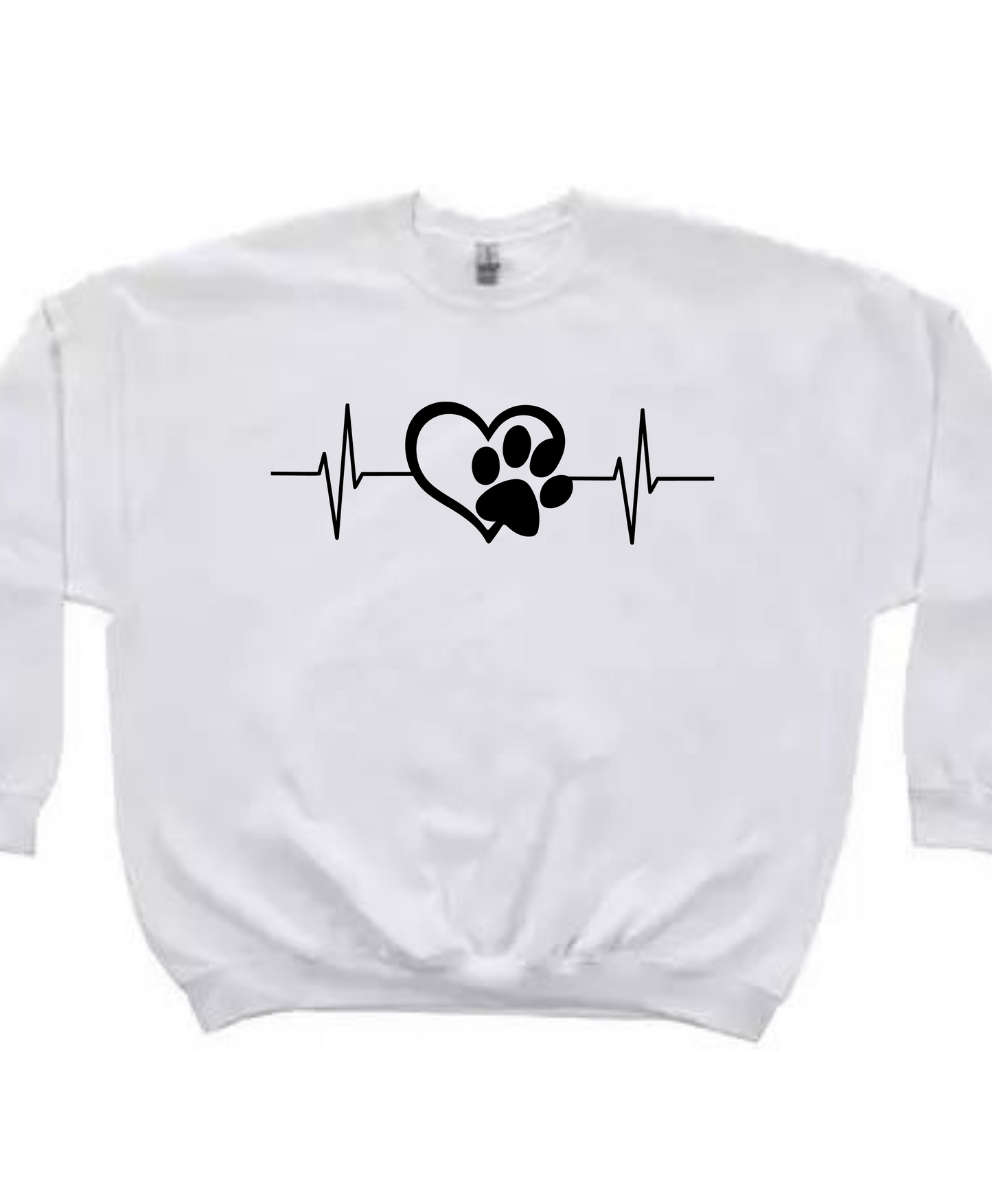 Paw Print Heartbeat Sweatshirt