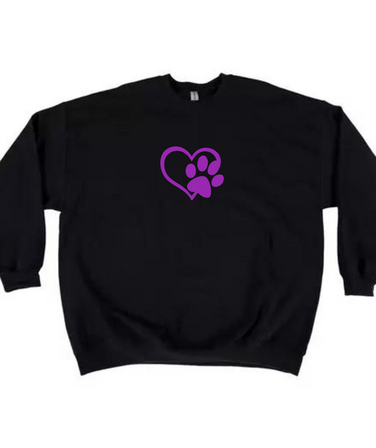 Love Pet Paw Sweatshirt