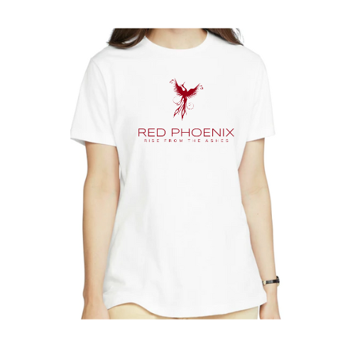 Rise from the ashes - White T-shirt with Red logo